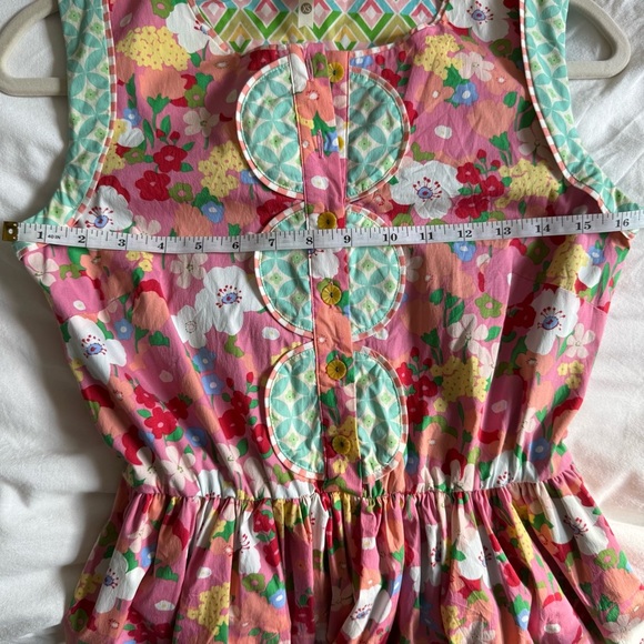MATILDA JANE Floral Sleeveless Fit & Flare Dress Whimsical Boho Playful XS - Picture 11 of 13